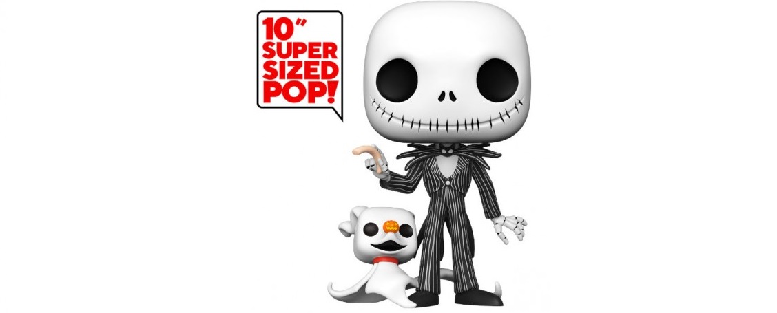Funko Pop Disney 809 Jack Skellington con Zero 10"