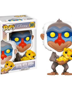 Funko Pop Disney 301 Rafiki Con Simba