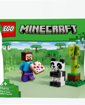 Lego Minecraft 30672 Steve y Baby Panda