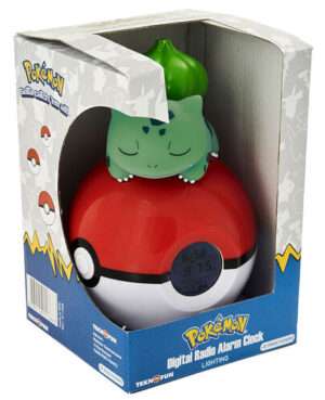 Reloj despertador Pokémon Bulbasur 18cm