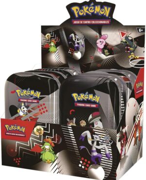 Cartas Pokemon Lata Fulgor Negro y Llama Blanca