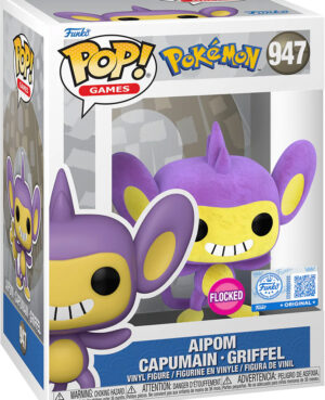 Funko Pop Games 947 Aipom Flocked