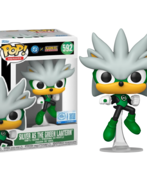 Funko Pop Heroes 592 Silver as The Green Lantern