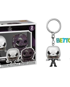 Pack Llavero Funko Pop Jack Skellington y Oogie Boogie