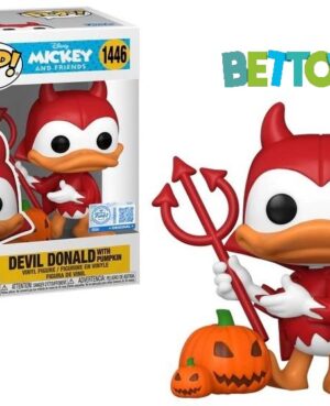 Funko Pop Disney 1446 Devil Donald With Pumpkin