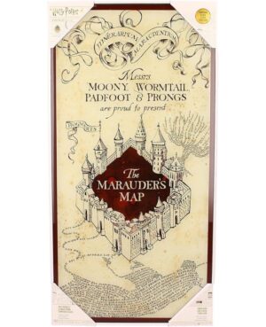 Poster De Vidrio Harry Potter Mapa Merodeador