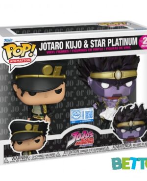 Pack Funko Pop Animacion Jotaro Kujo & Star Platinium