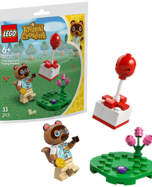 Lego Animal Crossing 30731 Tom Nook con Regalo Volador