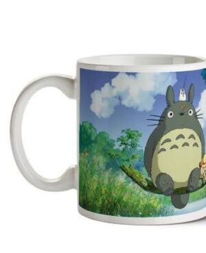 Taza Cerámica Totoro Pescando Mi Vecino Totoro